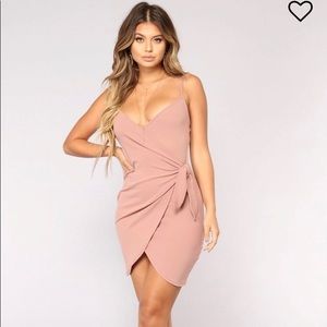 NWT Mauve wrap dress